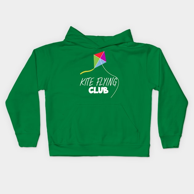 Kite flying club Kids Hoodie by maxcode